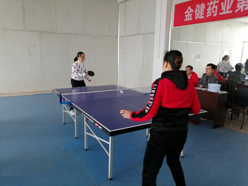 药业第一届员工乒乓球比赛圆满落幕